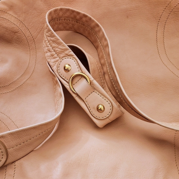 Tod's Vintage Leather Satchel - Shoulder Bag Light Pink - Picture 13 of 16